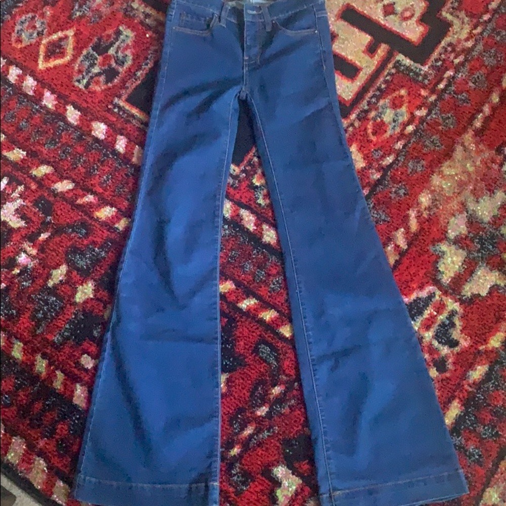 Free People High Waist Bellbottoms